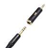 imageCable Matters 2Pack 35mm to 14 Adapter 18 Male to 14 Female Microphone Adapter Jack 635mm to 35mm Headphone Jack Adaptor