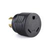 imageCable Matters 2Pack 4 Prong Twist Lock to 30 Amp RV Adapter 30 AMP RV Plug NEMA L1430P to TT30R