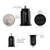 imageCable Matters 2Pack 48A 24W Flush Mount Dual USB Car Charger Compact Mini Car USB Charger for Smartphones and Tablets