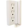 imageCable Matters 2Pack 6 Outlet Splitter Grounded Side Access Outlet Extender Wall Tap