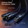 imageCable Matters 2Pack Balanced XLR Splitter Cable  15ft  05m XLR Y Cable 2 Male to 1 Female