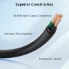 imageCable Matters 2Pack Computer to PDU Power Extension Cord  6ft IEC C14 to IEC C13 PDU Power Cord 10A 18AWG Black1 Foot