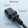 imageCable Matters 2Pack Computer to PDU Power Extension Cord  6ft IEC C14 to IEC C13 PDU Power Cord 10A 18AWG Black1 Foot