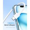 imageCable Matters 2Pack Extreme Flexible 240W USB C Charging Cable  6ft Up to 240W Charging 480Mbps No Video Support USB C Charger Cable for MacBook Pro iPadPro Dell XPS Surface Pro BlackWhite