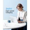 imageCable Matters 2Pack Extreme Flexible 240W USB C Charging Cable  6ft Up to 240W Charging 480Mbps No Video Support USB C Charger Cable for MacBook Pro iPadPro Dell XPS Surface Pro BlackWhite