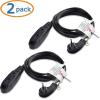 imageCable Matters 2Pack Flat Plug 3 Outlet Extension Cord  6ft NEMA 515P to 3X NEMA 515R 13A125V1625W Grounded 3 Outlet Power Cord with Space Saver and Hanging Loop6 Feet