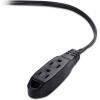 imageCable Matters 2Pack Flat Plug 3 Outlet Extension Cord  6ft NEMA 515P to 3X NEMA 515R 13A125V1625W Grounded 3 Outlet Power Cord with Space Saver and Hanging Loop6 Feet