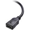 imageCable Matters 2Pack HDMI Keystone Jack Pigtail Cable in Black  8 Inches