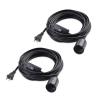 imageCable Matters 2Pack Hanging Light Cord with Switch  15ft Pendant Light Cord with Plug BlackBlack