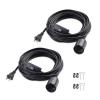 imageCable Matters 2Pack Hanging Light Cord with Switch  15ft Pendant Light Cord with Plug BlackBlack