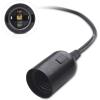 imageCable Matters 2Pack Hanging Light Cord with Switch  15ft Pendant Light Cord with Plug BlackBlack