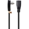 imageCable Matters 2Pack Low Profile Flat Plug Extension Cord Power Extension Cable 10 Feet NEMA 515P to NEMA 515R1 Foot