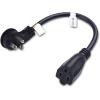 imageCable Matters 2Pack Low Profile Flat Plug Extension Cord Power Extension Cable 10 Feet NEMA 515P to NEMA 515R1 Foot