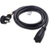 imageCable Matters 2Pack Low Profile Flat Plug Extension Cord Power Extension Cable 10 Feet NEMA 515P to NEMA 515R6 Feet