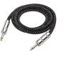 imageCable Matters 2Pack Premium Braided 12 AWG 14 Inch Speaker Cable 6 ft with 635mm TS Connector6 ft
