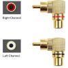 imageCable Matters 2Pack Right Angle RCA Adapter 90 Degree RCA Adapter