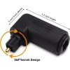 imageCable Matters 2Pack Right Angle Toslink Adapter Toslink Extension Male to Female