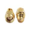 imageCable Matters 2Pack SMA Female to RPSMA Male Adapter SMA Male to Female Reverse Polarity Gender Changer Adapter