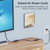 imageCable Matters 2Pack Short Computer Equipment to PDU Power Cord 1 ft Power Cable IEC C14 to NEMA 515R1 Foot