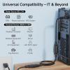 imageCable Matters 2Pack Short Computer Equipment to PDU Power Cord 1 ft Power Cable IEC C14 to NEMA 515R3 Feet