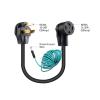 imageCable Matters 3 Prong to 4 Prong Dryer Adapter NEMA 1030P to 1430R Dryer Plug Adapter  04 Meters  15 Feet