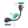 imageCable Matters 3 Prong to 4 Prong Dryer Adapter NEMA 1030P to 1430R Dryer Plug Adapter  04 Meters  15 Feet