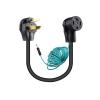 imageCable Matters 3 Prong to 4 Prong Dryer Adapter NEMA 1030P to 1430R Dryer Plug Adapter  04 Meters  15 Feet
