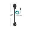 imageCable Matters 3 Prong to 4 Prong Dryer Adapter NEMA 1030P to 1430R Dryer Plug Adapter  04 Meters  15 Feet