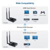 imageCable Matters 330ft Long Range Wireless HDMI Extender with IR Extension Wireless HDMI Transmitter and Receiver Support 1080p60Hz Includes 2X HDMI 20 Cables