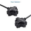 imageCable Matters 3Outlet 3 Prong Extension Cord 8 Feet 3Outlet Splitter Adapter with Extension Cord in Black