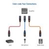 imageCable Matters 3Pack ColorCoded Premium Shielded XLR Cables  6ft OxygenFree Copper OFC XLR Microphone Cable Male to Female Black10 Feet