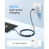 imageCable Matters 3Pack Extreme Flexible USB A to USB C Cable 6ft in White Support Apple CarPlay Android Auto USBA to USBC Charging Cable for iPhone 1615 Pro Max Plus Galaxy S23Black