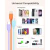 imageCable Matters 3Pack Extreme Flexible USB A to USB C Cable 6ft in White Support Apple CarPlay Android Auto USBA to USBC Charging Cable for iPhone 1615 Pro Max Plus Galaxy S23Multicolored