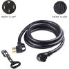 imageCable Matters 4 Prong 50 AMP RV Extension Cord 25 ft with EasyGrip Handles 68 AWG NEMA 1450 Extension Cord Compatible with Tesla ChargerEV Charger  J1772 Charger NEMA 1450P to 1450R25 Feet