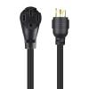 imageCable Matters 4 Prong 50 AMP to 30 AMP Generator Adapter 30 AMP to 50 AMP RV Adapter Generator Cord  15 Feet NEMA L1430P to 1450R