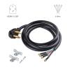 imageCable Matters 4 Prong Dryer Cord  6ft Supports 30A250V7500W 10AWG NEMA 1430P to 4 Wire Dryer Power Cord10 Feet