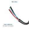 imageCable Matters 4 Prong Replacement 50 AMP RV Power Cord  25ft 68 AWG Generator Extension Cord Compatible with Tesla ChargerEV Charger  J1772 Charger NEMA 1450P to 4 Wire25 Feet