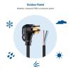 imageCable Matters 4 Prong Replacement 50 AMP RV Power Cord  25ft 68 AWG Generator Extension Cord Compatible with Tesla ChargerEV Charger  J1772 Charger NEMA 1450P to 4 Wire25 Feet