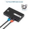 imageCable Matters 48Gbps 4Port HDMI 21 Switch  4K 120Hz  8K 60Hz 4Port HDMI Switch for PS5 Xbox Series XS Apple TV Gaming Monitor 4K  8K TV and More