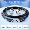 imageCable Matters 48Gbps 8K Mini HDMI to HDMI 21 Cable  66ft Supports 8K60Hz  4K240Hz with HDR MiniHDMI Cable Works with DSLR Camera Camcorder Portable ScreenMonitor and Raspberry Pi Zero33 Feet