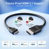 imageCable Matters 48Gbps 8K Mini HDMI to HDMI 21 Cable  66ft Supports 8K60Hz  4K240Hz with HDR MiniHDMI Cable Works with DSLR Camera Camcorder Portable ScreenMonitor and Raspberry Pi Zero1 Foot
