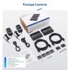 imageCable Matters 4K HDMI Extender Balun with 4K60Hz ampamp HDR up to 200 Feet Wall Mount HDMI Over Ethernet Extender  Support Local Monitor LoopOut Black