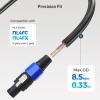 imageCable Matters 4Pack 4Pole Speaker Cable Connector  Max OD 85mm033 inches Compatible with Neutrik Speakon Connector NL4FC NL4FX NL4 Series