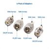 imageCable Matters 4Pack SMA to UHF Adapter Kit UHF to SMA Adapter KitSMA to UHF Gender Changer and Connector Adapter Kit