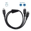 imageCable Matters 5PIN DIN MIDI Splitter Cable Dual MIDI Cable  05 Meters  16 Feet