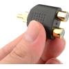 imageCable Matters 5Pack Gold Plated RCA Male to Female Split Adapter