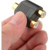 imageCable Matters 5Pack Gold Plated RCA Split Adapter