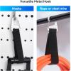 imageCable Matters 5Pack Heavy Duty Extension Cord Organizer Straps with Metal Buckle 50 lbs Load Capacity Extension Cord Holder with 13 x 1 Inch HookandLoop Straps