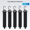 imageCable Matters 5Pack Heavy Duty Extension Cord Organizer Straps with Metal Buckle 80 lbs Load Capacity Extension Cord Holder with 13 x 15 Inch HookandLoop Straps