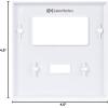 imageCable Matters 5Pack Toggle Switch Wall Switch Cover Double Gang Wall Plate Cover for Decorator Device in White
